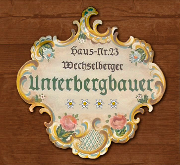 Ferienwohnungen und Zimmer Unterbergbauer