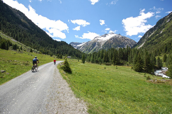 Radfahren im Krimmler Achental