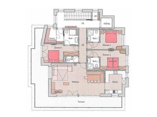 Grundriss Appartement 5