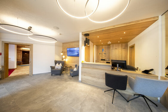 Rezeption Hotel Post Krimml