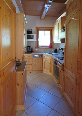 Küche Ferienhaus Breitner Chalet Wasserfallblick