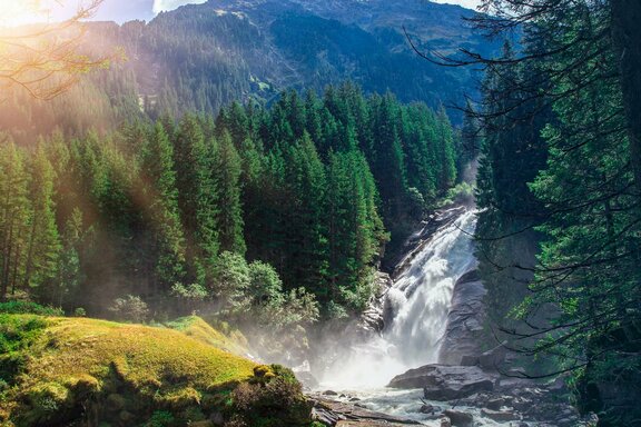 Middle Krimml Waterfall