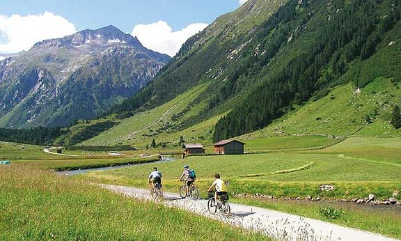 Cycling in the Krimmler Achental